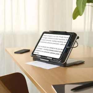 Oparto sitting on a wooden table with paper underneath